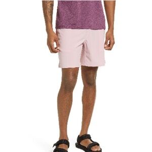 Zella Aqua Terra Swim Trunks in Pink Zephyr Size Large